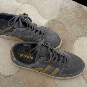 Gola grey and gold sneakers size 8